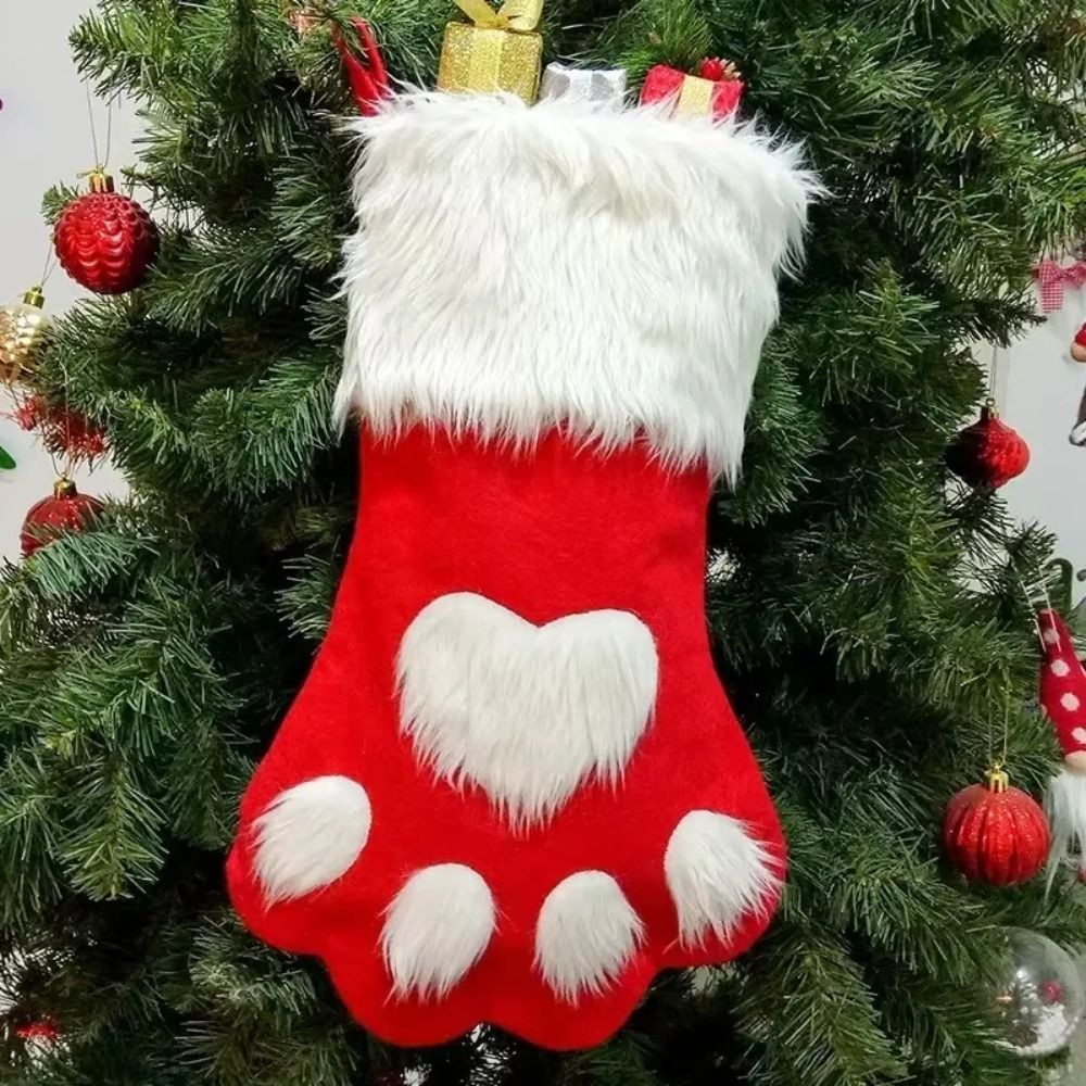1/3/5/10 ชิ้น ถุงของขวัญคริสต์ - Christmas Stocking Hanging บทวิจารณ์และราคา