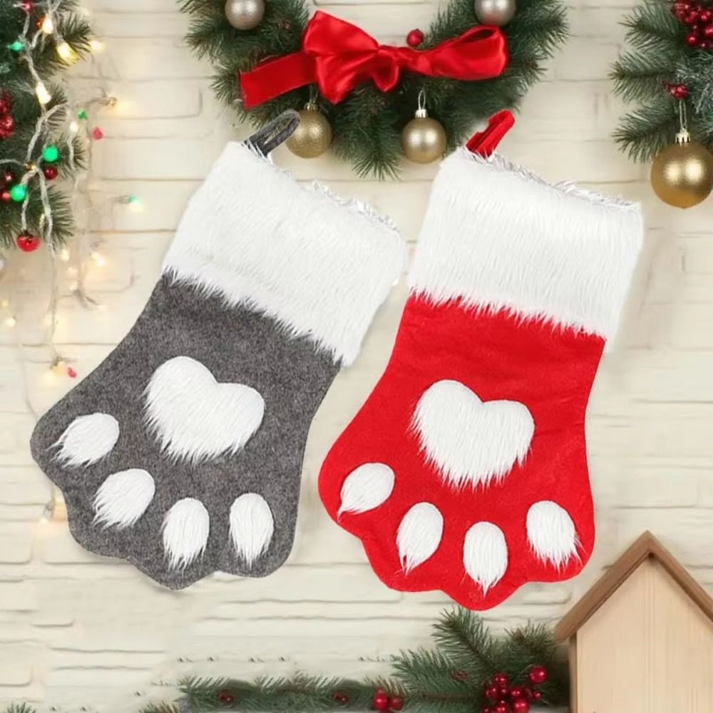 1/3/5/10 ชิ้น ถุงของขวัญคริสต์ - Christmas Stocking Hanging บทวิจารณ์และราคา