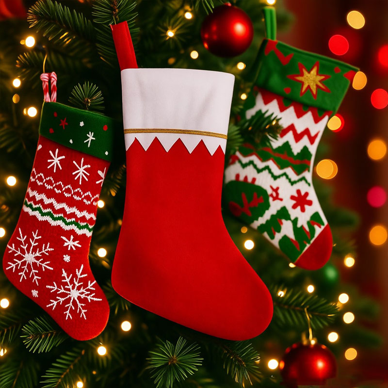 ถุงเท้าคริสต์มาสสำหรับแขวนตกแต - Christmas Stocking Hanging บทวิจารณ์และราคา