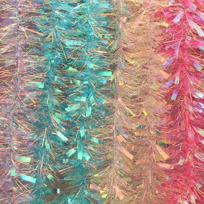 พวงมาลัยประดับตกแต่งสีเขียวอ่อ - Tinsel Garland Decoration บทวิจารณ์และราคา