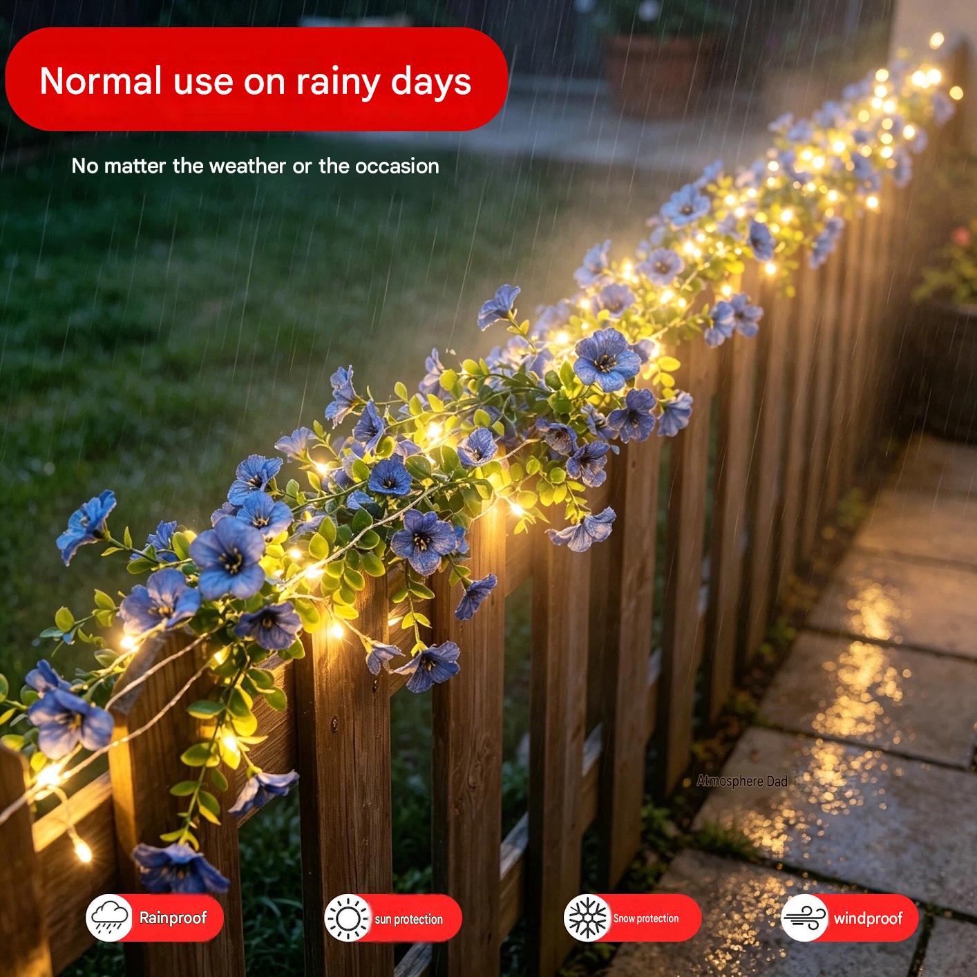 ไฟประดับรูปดอกกุหลาบพลังงานแสง - Led Fairy String Lights บทวิจารณ์และราคา