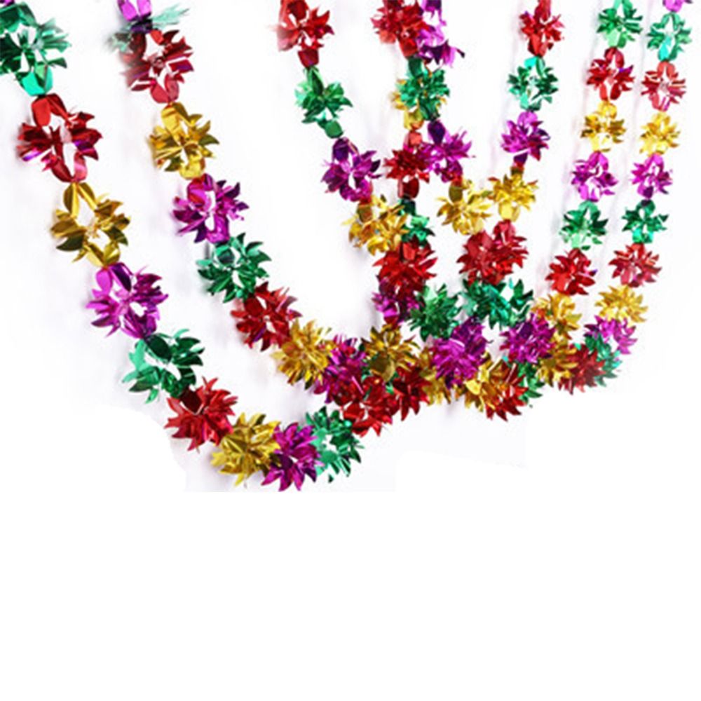 พวงมาลัยฟอยล์คริสต์มาส 3 มิติ  - Tinsel Garland Decoration บทวิจารณ์และราคา
