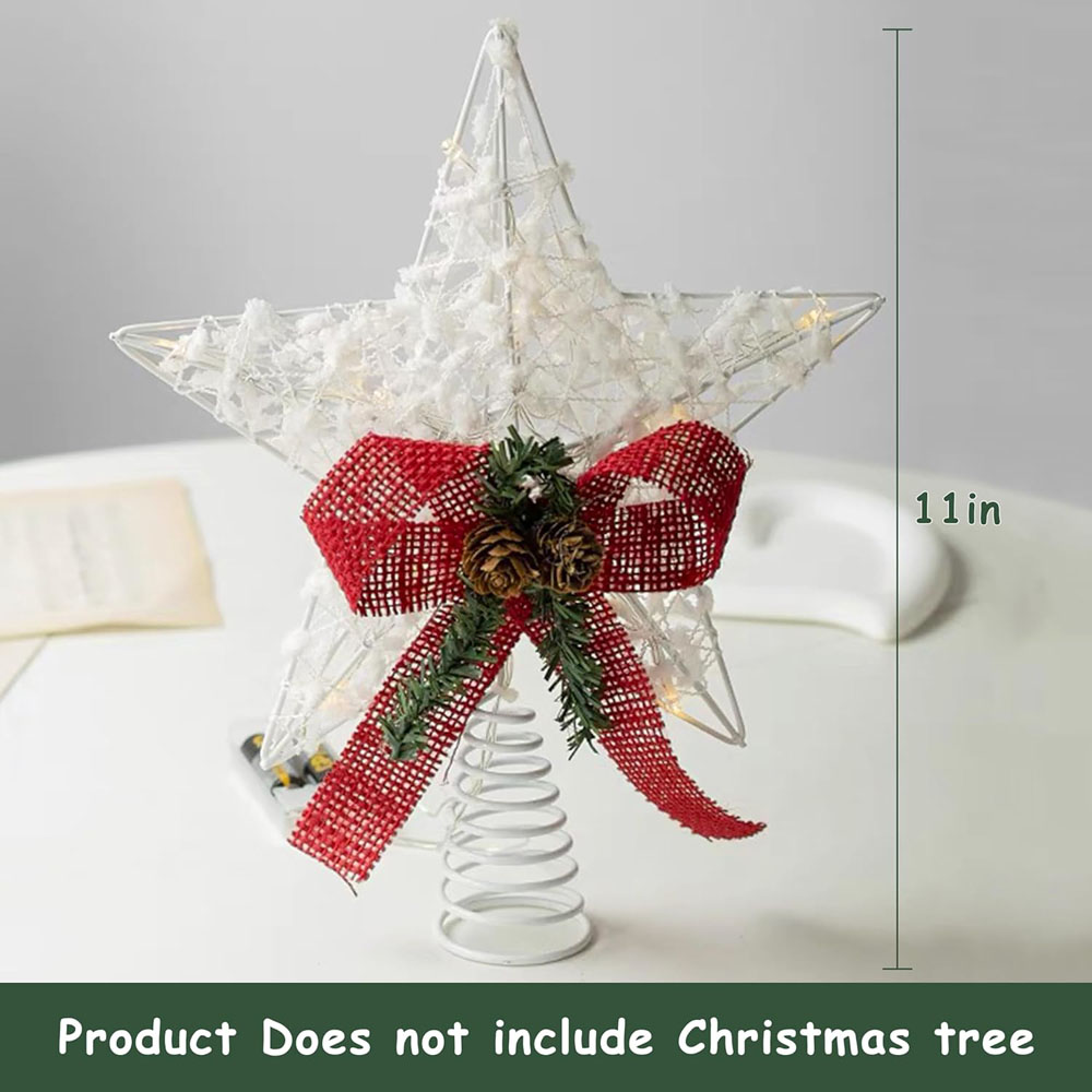 ต้นคริสต์มาส LED Star Tree Top - Star Tree Topper บทวิจารณ์และราคา