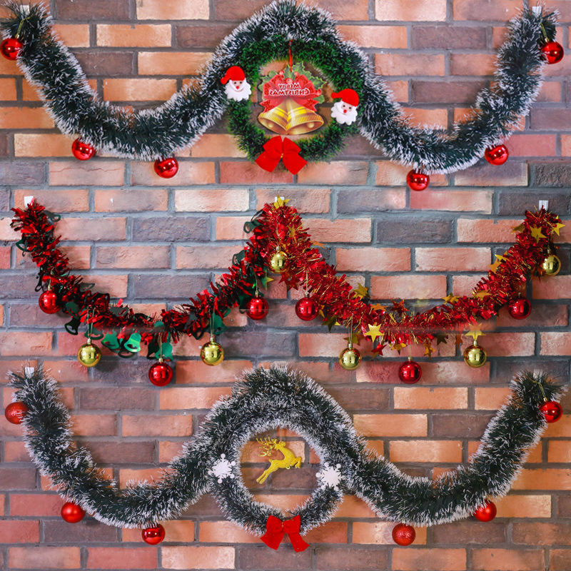 1/3/5 ชิ้น ริบบิ้นประดับตกแต่ง - Tinsel Garland Decoration บทวิจารณ์และราคา