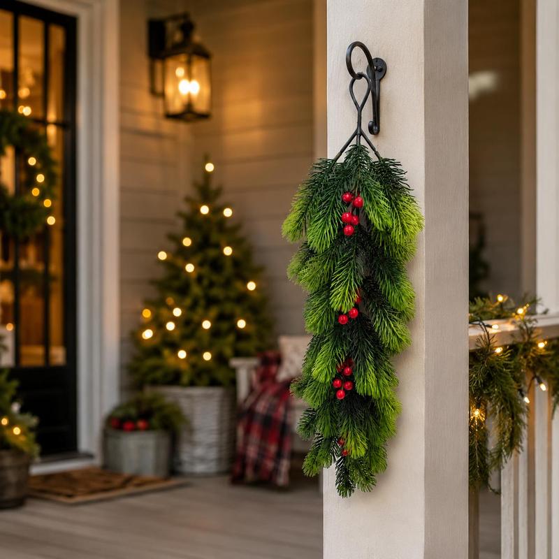 พุ่มสนประดิษฐ์แบบแขวนเดี่ยว ตก - Christmas Tree Artificial บทวิจารณ์และราคา